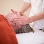 Margarete beim Reiki